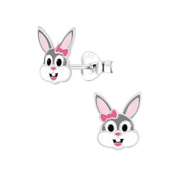 Bunnies with Bows Earrings