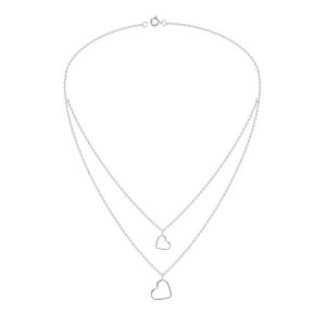 Double Heart Necklace
