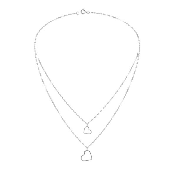 Double Heart Necklace
